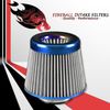 3" Reusable High Flow Performance Cold Air Intake Filter Kit Silver For Mercedes