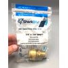 Sharkbite Pipe Connector 200 Psi Brass 3/4" x 3/4" MNPT U134LFA