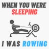 Rowing Machine Quote Sticker Bumper Sticker Vinyl Decal 5"