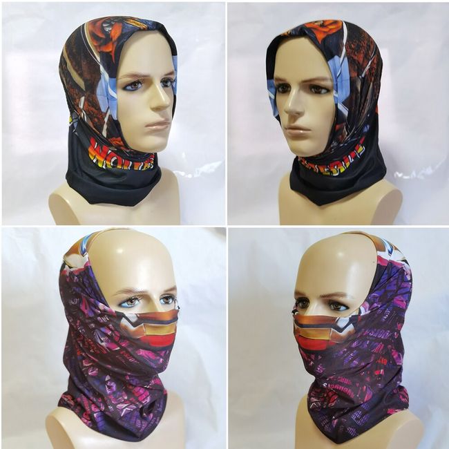 Summer Balaclava Protective Camping Face Mask Sport Headband Snood Biker  Neck Gaiter Sun Protection Fishing Bandana Scarf Women - AliExpress