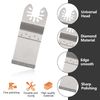 4 PCS Multi Tool Grout Remover Blade, Diamond Multitool Blades Efficient Multi Tool Masonry Blade for Grout Removal Mortar Bricks Wood Cutting