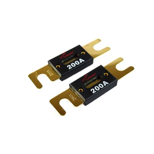 Audiopipe 4 Pcs 200 Amp ANL Fuses Gold Plated Blister Pack Car Audio Stereo