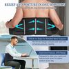 Reian Abdominal Binder for Men – Post-Surgery Support and Core Stability, Adjustable Compression Wrap (Black, Medium)