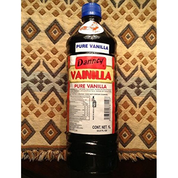 1 X Dark Danncy Pure Mexican Vanilla Extract From Mexico 33oz Each 1 Plastic Bottle Sealed by Danncy