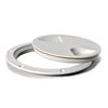 wellenshop Inspection Lid Diameter 170 mm White