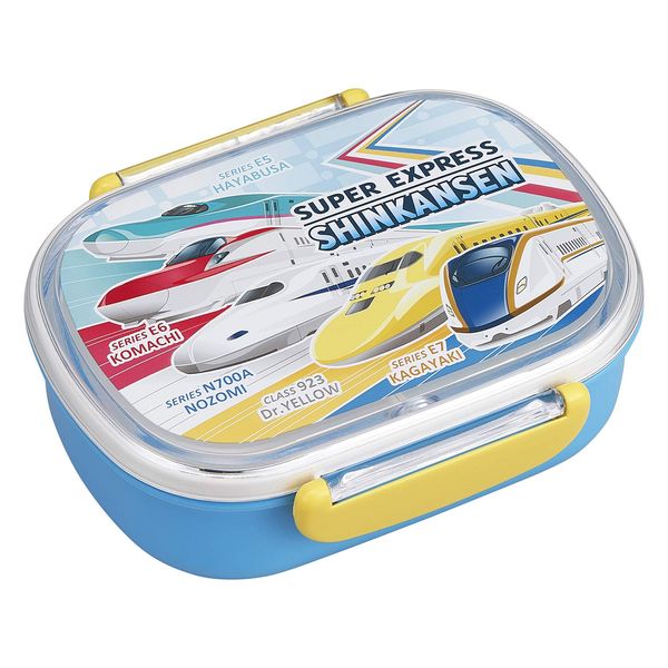 OSK PRC-7 Shinkansen Lunch Box with Core 12.2 fl oz (360 ml), Made in Japan, Dishwasher, Microwave Safe, Lock, Washer, Washer, Washer, Washer, Cool, Unisex, Kids, Students, Adults