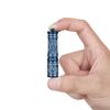 Olight I3E EOS Blue Porcelain EDC Keychain Waterproof Flashlight, 90 Lumens