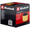 Einhell 2351113 Pleated Air Filter with Cap for Vacuum Cleaners, Grey