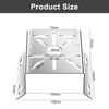 CTXSumTec CCTV Security Camera Pole Corner Mount Bracket, Stainless Steel Wall Corner Adapter Mount Bracket for Universal PTZ Security Camera Mounting Surveillance System