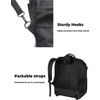 Rolling Backpack, 17 Inch Water Resistant Wheeled Laptop Backpack, Carry on Lugg