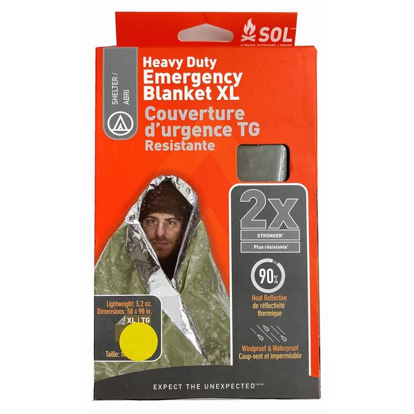 SOL Heavy Duty Emergency Blanket 12518