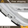 For 2017 2018 2019 Ford Escape Front Upper Bumper Grill Grille Black Chrome Trim