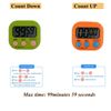 6 Pcs Kitchen Timer, Magnetic Digital Kitchen Timer, Big Digits Loud Alarm Magnetic Back Count Up Countdown Timer Perfect for Teachers,Classroom,Homework,Baking
