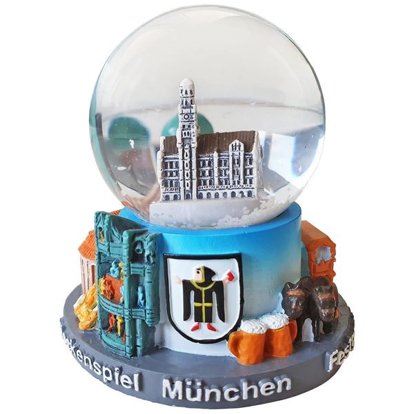 Munich Snow Globe Colourful Small
