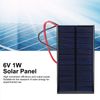 3Pcs Mini Solar Panel DC 6V Polysilicon Solar Cell Charger Module Solar DIY System Kits with 30cm Cable