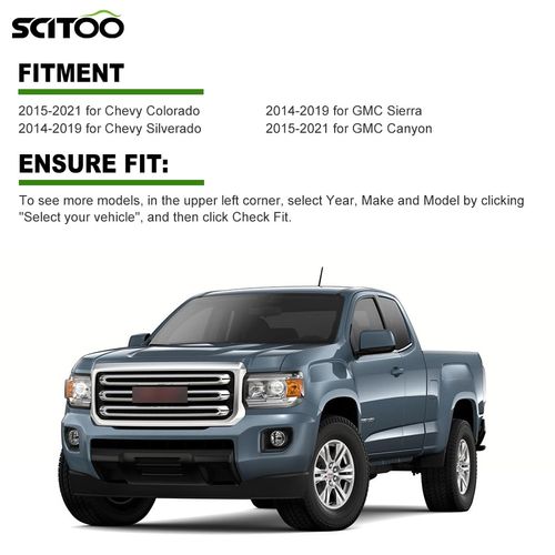 SCITOO 1 X Remotes Key Fob for Chevy Colorado for Chevy Silverado for GMC Sierra for GMC Canyon 2015-2021 M3N32337100