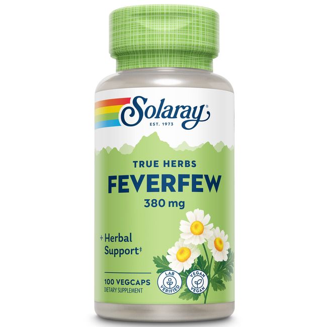 Solaray Feverfew Leaf 380 mg | 100 VegCaps