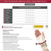 OTC Wrist Splint, Cock-Up Lacing, Canvas, X-Small