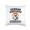 German Shepherd Making Ordinary Moments Extraordinary GSD Throw Pillow