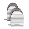 KitchenAid Albany Mini Oven Mitt 2-Pack Set, Grey, 5.5"x8"