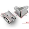 2 Pack Hidden Hinges Trap Door Hinges for Folding Self Locking Hinged Cabinet Doors, Kitchen Folding Table Extensions