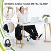 DMcore Canvas Foot Rest Hammock, Adjustable Mini Foot Rest Stand Under Desk H...