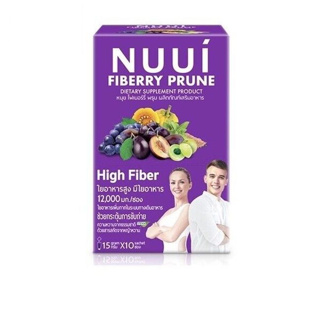 NUUi Fiberry Fiber Prune Help Excretion Weight Control Slim Diet Natural