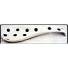 Black Spots Spoon Rest Ceramic Porcelain Large Spoon Hand Decorated in UK