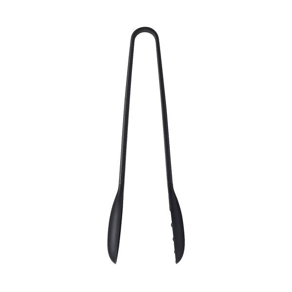 MUJI 44498767 Silicone Cooking Tongs, Approx. 10.6 inches (27 cm), Black