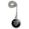 Graphics & More Who Needs Hair Ceiling Fan and Light Pull Chain