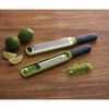 Joseph Joseph Handi-Zest Multi-Function Zester,Stainless steel zesting blade, Green, 24