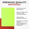 Pack of 12 A3 Assorted Coloured Whiteboards