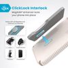 Speck Presidio 2 Grip iPhone 16 Pro Max Case - MagSafe and ClickLock - Bone/Gold