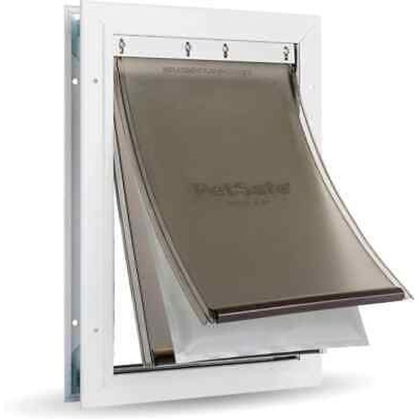 PetSafe Extreme Weather Aluminum Pet Dog Door w/ 3 Flaps Insulation. NEW EDITION