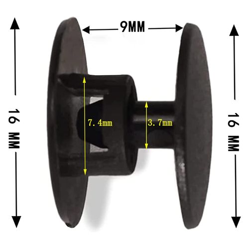 6 Sets Replacement Rivets Button Strap Compatible for Clog Beach Shoe Strap 16mm Size Rivets Repair