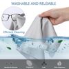 Extra Large Microfiber Cleaning Cloths (12"x 12") for Eyeglasses, Lens, Glasses,