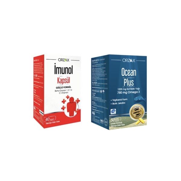 Imunol 40 Kapsül  Ocean Plus 1200 mg Omega 3 50 Kapsül