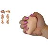 Hand Therapy Putty Squeeze 4 Strength 4oz Md Soft Dark Beige strengthens hands