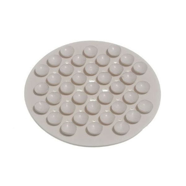 SOAP HOLDER SUCTION GRIP IN WHITE RUBBER