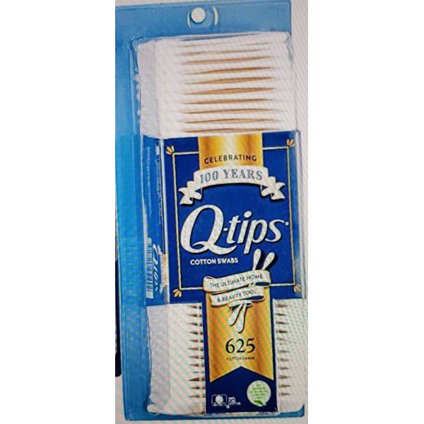 NEW Q-TIPS COTTON SWABS Big 625 CT pack  Ear Makeup Crafts Baby First Aid