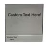 Customizable Framed Conference Room Slider Sign (Silver, 6x6)