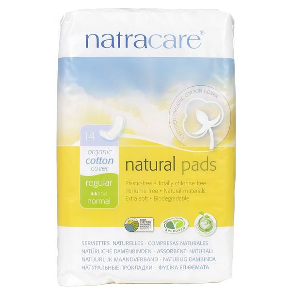 Natracare Natural Maxi Pads Regular x 14-2 Pack