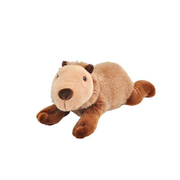 Wild Republic Ecokins, Capybara, Stuffed Animal, 12 inches, Gift for Kids, Plush Toy, Made from Spun Recycled Water Bottles, Eco Friendly, Child’s Room Decor