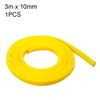 sourcing map Expandable Sleeving, 3/8-inch 10ft Cable Sleeve, Yellow