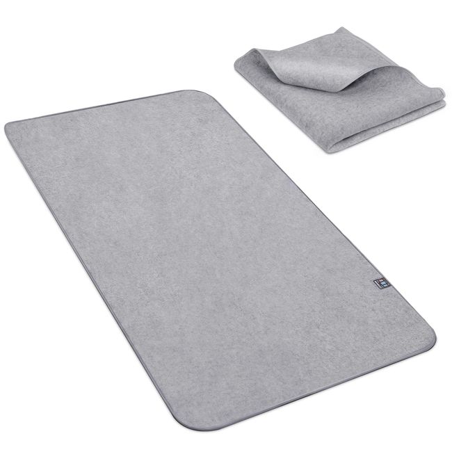 Titiroba DJ0004 Dehumidifying Sheet, Single, Dehumidifying Mat, Bedding Sheet, Futon Moisture Absorbing Sheet, Moisture Absorbing Mat, For Beds, Washable, Rainy Season Protection, 35.4 x 70.9 inches