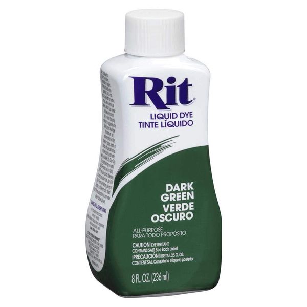 Rit Liquid Fabric Dye Dark Green 236ml