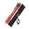 Streamlight 66120 Stylus Pro LED Penlight, Red with a Lumintrail Keychain Light