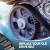Drive Belts Set For - DRC39941 PRO M elliptical - High Strength Rubber Belts.