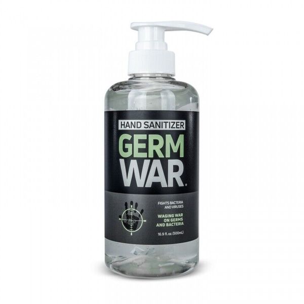 HAND SANITIZER, GERMWAR 16.9OZ GEL PUMP