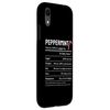 iPhone XR Christmas Peppermint Candy Nutrition Facts Case